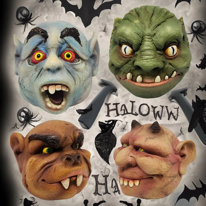 

Halloween Decor Horror Avatar Ghost Expression Ornament Halloween Carnival Desktop Atmosphere Small Ornament Decoration Gift