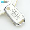 3 Buttons Tpu Car Key Skin For Renault Duster Megane Duster Sandero Kangdoo Captur Twingo Car Key Cover Case Holder