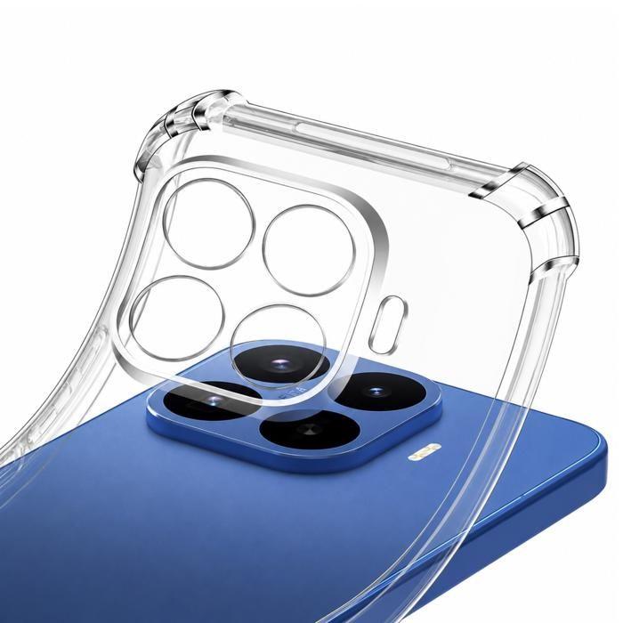 Coque et tour de cou pour Xiaomi 17T PRO - TPU Souple Transparent Cordon Noir réglable Phonillico®