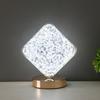 Table Lamp Touch Control 3 Colors USB Rechargeable Beside Lamp for Bedroom Living Room Home Decor