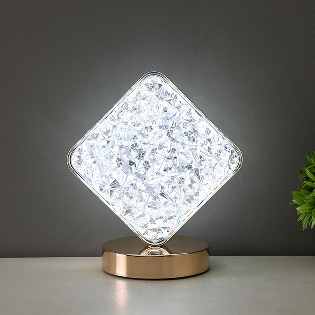 Table Lamp Touch Control 3 Colors USB Rechargeable Beside Lamp for Bedroom Living Room Home Decor