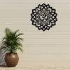 Mandala Metal Wall Art Large Yoga Decor Flower Meditation Boho Spiritual Gift