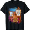 Cat Painting Lion Artistic Animals Lover Graphic Novelty T-Shirt