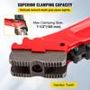 Chain Wrench Pipe 36inch,Heavy Duty Oil Filter Chain Wrench Capacity 4-1/2 to 7-1/2inch ,Chain Wrench 30inch (760 mm) Chain Length Plumbing Pipe Tool