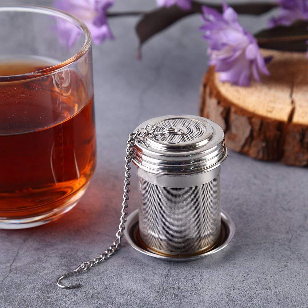 304 Stainless Steel Tea Seasoning Ball Strainer Mesh Herbal Infuser Filter Tea Leaf Spice Tea Strainer for Teapot Kitchen Tool