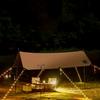 Reflective Tent Guy-line Light Windproof Camping Rope Light 2-In-1 LED Rope Light  Tent