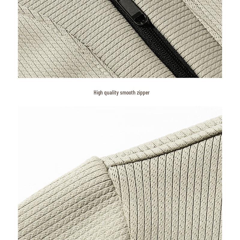 JEEP SPIRIT Men's Casual Half-Zip Long Sleeve Pullover