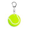 2D Flat Acrylic Keychain Cute Blue Icing Donut 67 Badminton Pattern Non-Fading Key Decor for Backpack Pendant