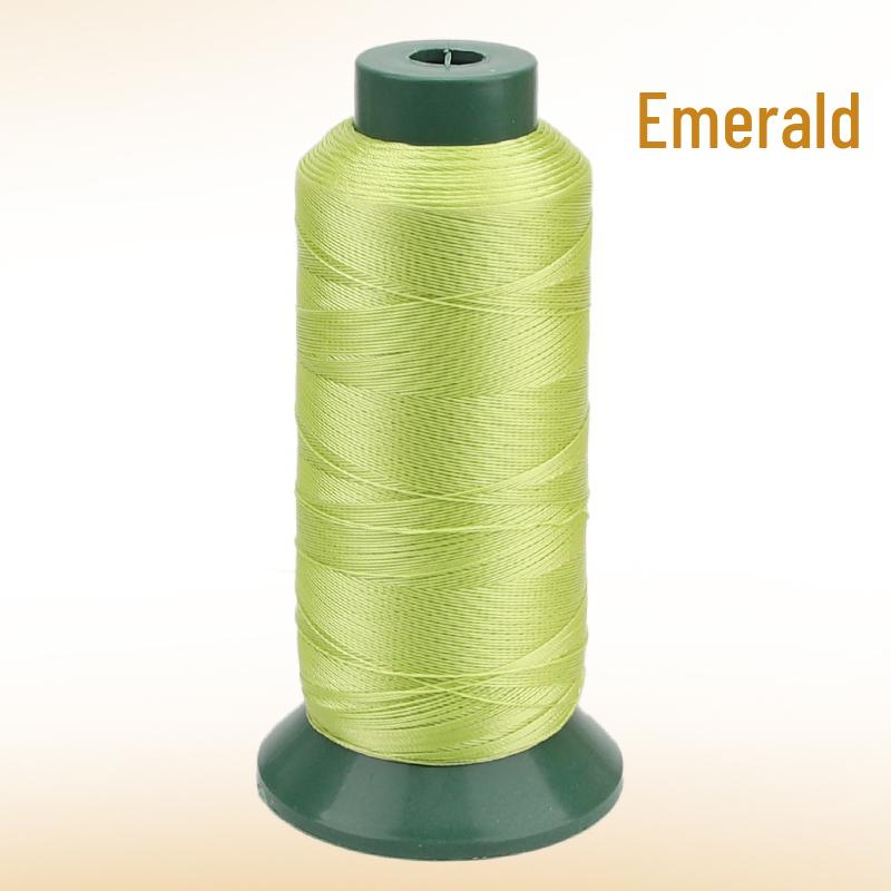 Sewing Machine & Handcraft Thread: High-Strength Mercerized Nylon for Upholstery, Leather, and Jeans