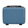 14" Cosmetic Case Pure Color Vintage Suitcase Short Trip Luggage Cosmetic Bag
