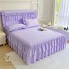 1PCs Thickened Lace Bed Skirt Four Seasons Single Piece Headcover Anti Slip and Dust Proof Bed Covers Bedding Supplies