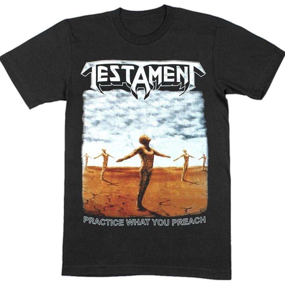 Vintage Testament Band Concert T-Shirt Unisex Thrash Metal Tee Sizes S-5XL S разноцветный
