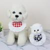 Pet Checkered Apron, Cat Scarf, Pet Dog Wet Towel