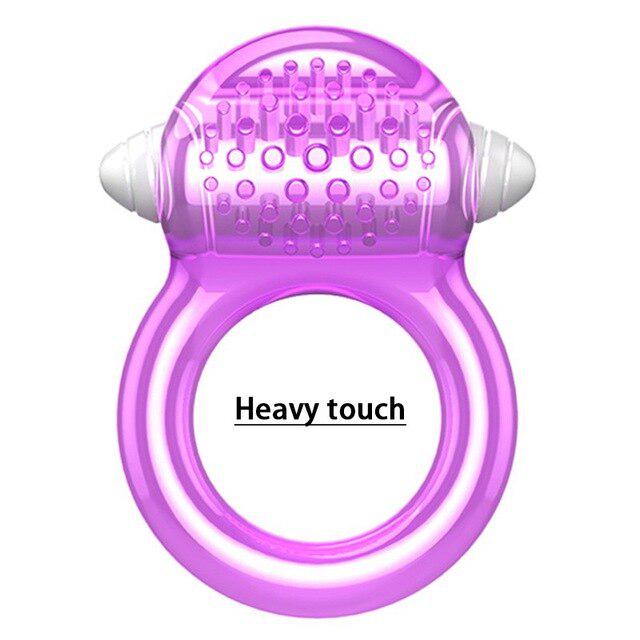 Cock Rings Bullet Vibrator Penis Exerciser Male Masturbation Lock Sperm Sex Toys for Men