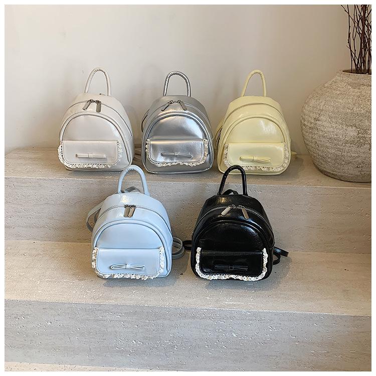 Backpack Women's Fashion Niche Design Sense Casual Korean Edition School Bag Street Trend Texture Lightweight Travel Small Backpack