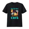 Just A Girl Who Loves Cats Cat Lover S T Shirt Vintage Washed Soft Graphic Comfortable Homme Designer Clothes Casual Versatile