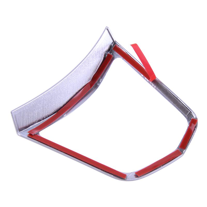 2Pcs Steering Wheel Button Decoration Frame Panel Cover Trim Fit for BMW 5 7 series F10 F18 F01 2009-2011 2012 2013 2014 2015