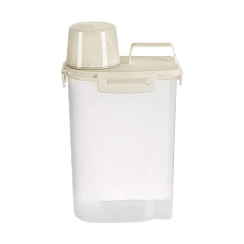1.75/ 2.5/3L Food Grade Grain and Miscellaneous Grain Storage Box, Rice Bucket Storage Tank, Sealing Tank, Kitchen Utensil New