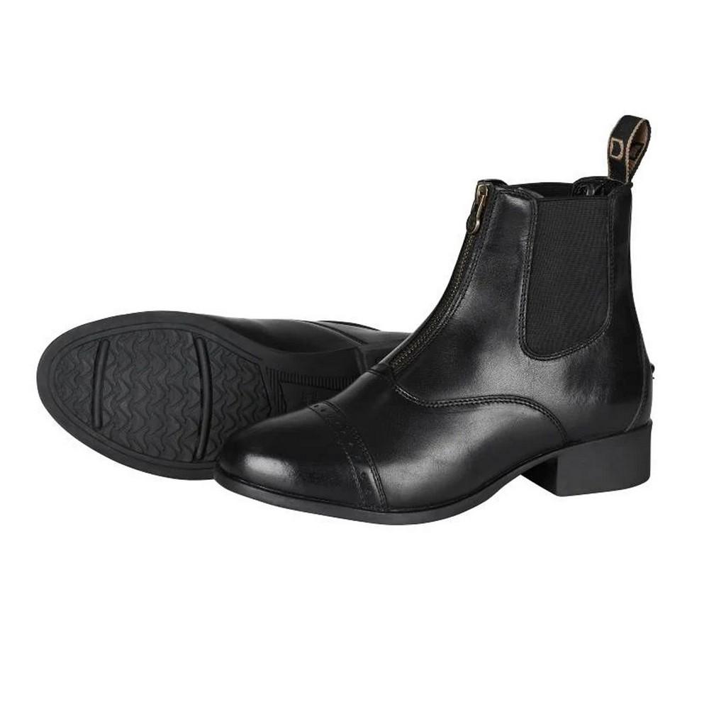 Dublin Childrens/Kids Foundation II Leather Zip Jodhpur Boots