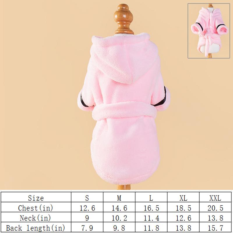 Beliebtes Haustier-Nachthemd Hundebekleidung einfacher Stil weich und bequem Katzenkleidung Pomeranian Hundekleidung