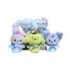 Adorable Sanrio Kuromi Melody Cinnamoroll Plush Toy Cartoon Keychain Accessory