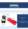 Spring-Loaded Foldable Golf Green Repair Fork with Detachable Marker - Zinc Alloy Construction