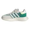 adidas Originals Retropy F2 Comfortable Soft Durable Shock Absorbing Breathable Low Top Casual Shoes Kids Sneakers Green Beige JR7998