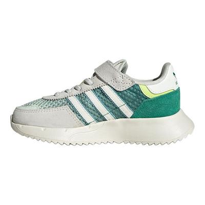 Originals Retropy F2 Comfortable Soft Durable Shock Absorbing Breathable Low Top Casual Shoes Kids Sneakers Green Beige JR7998