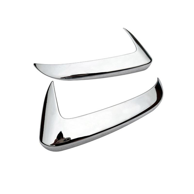 Chrome Side Rearview Mirror Strip Cover Trims Sticker For Toyota Noah Voxy 90 Series 2022 Silver ABS 2 PCS