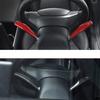 Car Gear Lever Paddle Wiper Gear Stickers For Tesla Model 3 2016- Model Y - Real Carbon Fiber Interior Accessories