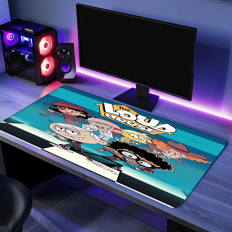 The Loud House Mouse Pad - Non-Slip Rubber Base, Smooth Surface for Work,Gaming,Office,And Home Use, Desk Mouse Pad