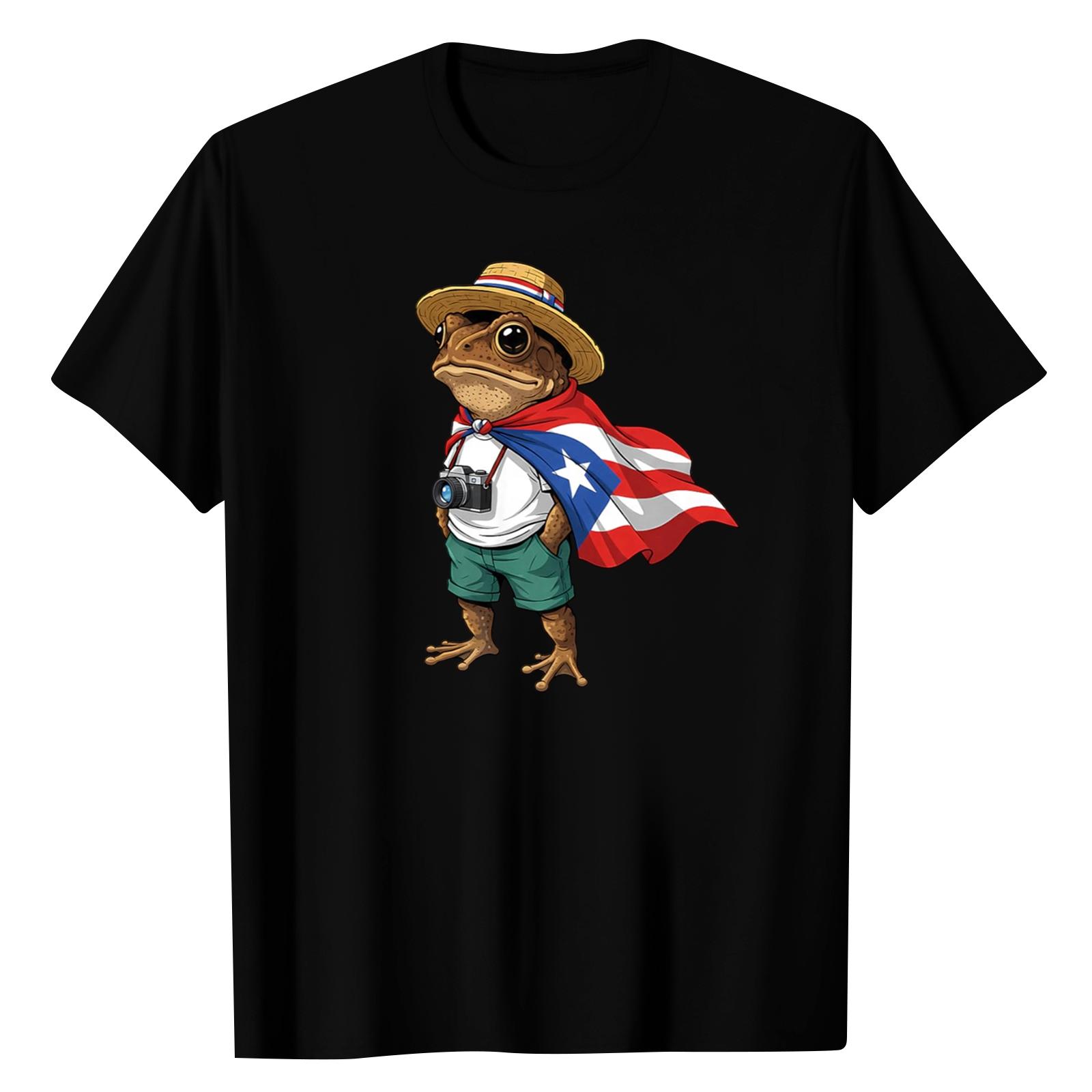 

Жіноча та чоловіча унісекс модна футболка з принтом, з круглим вирізом та коротким рукавом, пуловер-топ XXL