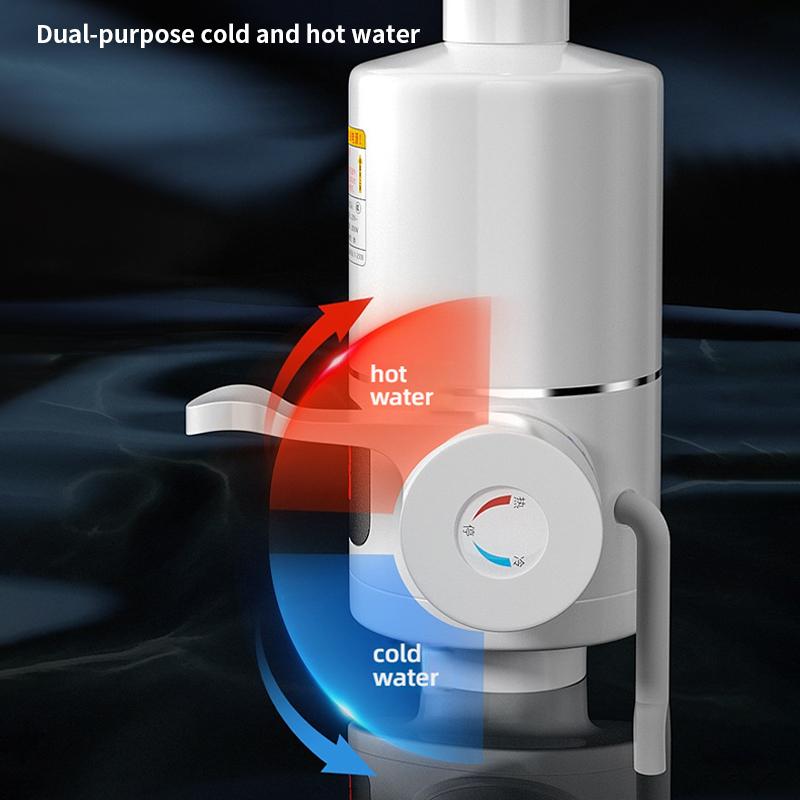 Electric Kitchen Water Heater Tap LCD Digital Instant Heating Water Faucet Heater Waterproof Hot Cold Mixer Tap Kitchen Supplies