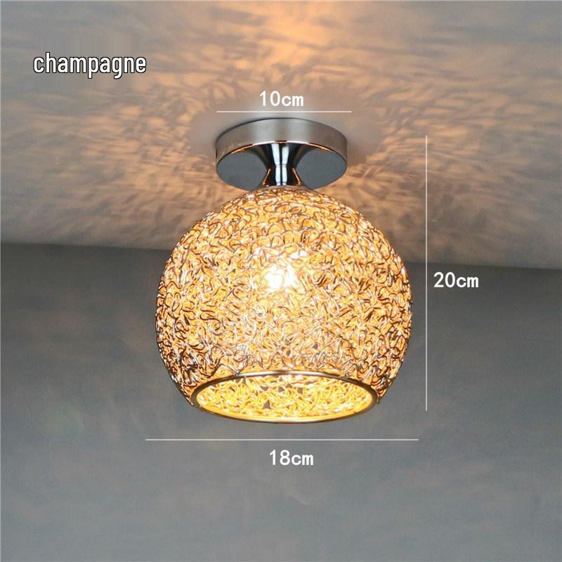 Colorful Nordic LED Ceiling Light for Bedroom, Balcony, or Aisle