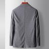 Men's Casual Suit Spring and Summer Ice Silk Elastic Cool Feeling Single West Middle-aged and Young People Light Luxury Business Suit Thin Jacket