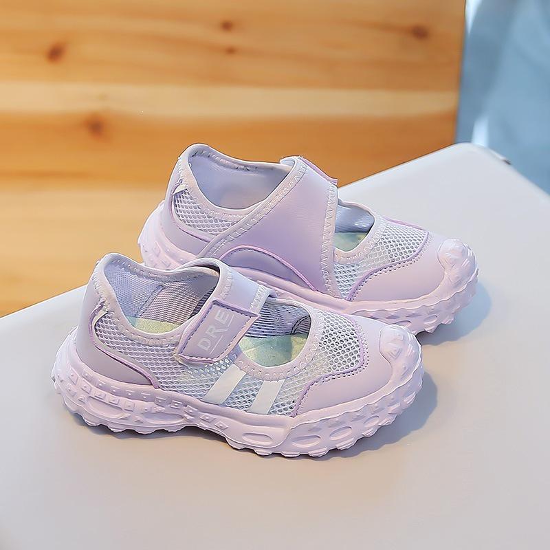 Kids' Summer Mesh Closed-Toe Sport Sandals, Soft Sole, for Older Children
