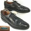 FLORSHEIM Imperial Kenmoor Long Wingtip Black Size 9.5D / 27.0-27.5cm Vintage(USED)