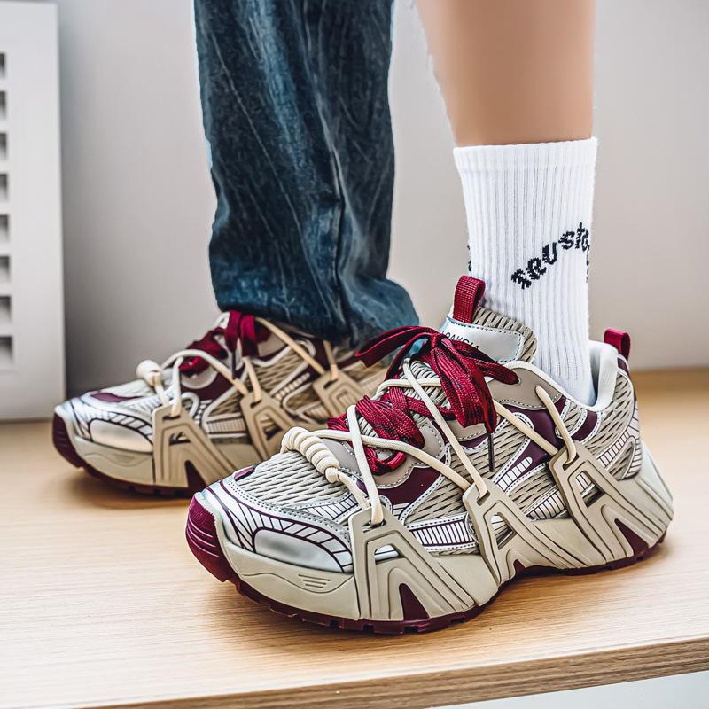 Trendy Low-top Dad Shoes Casual Sneakers Summer Breathable Season Comfortable Sneaker Breathable Comfortable