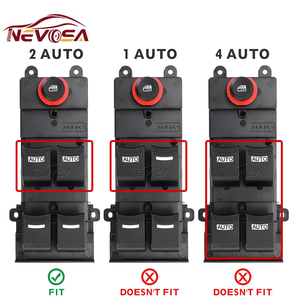 For Acura MDX 2007 2008 2009 2010 2012 2013 Car Left Hand Driver Auto Electric Master Power Window Switch Button 35750-STX-A01ZA 2 Auto