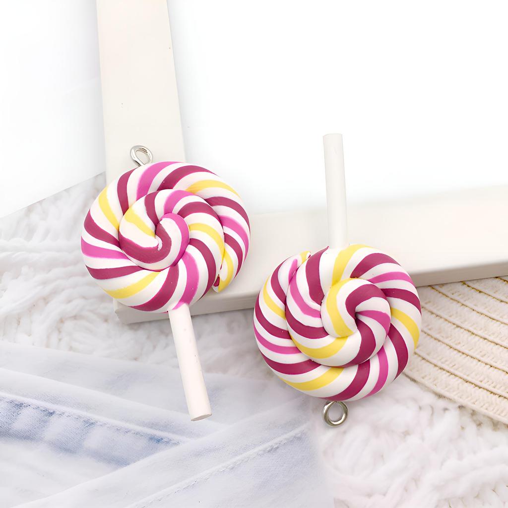 Bear Candy Resin Lollipop Pendant: Mix 32 DIY Jewelry & Toy Accessories Lucky Bag for Kids