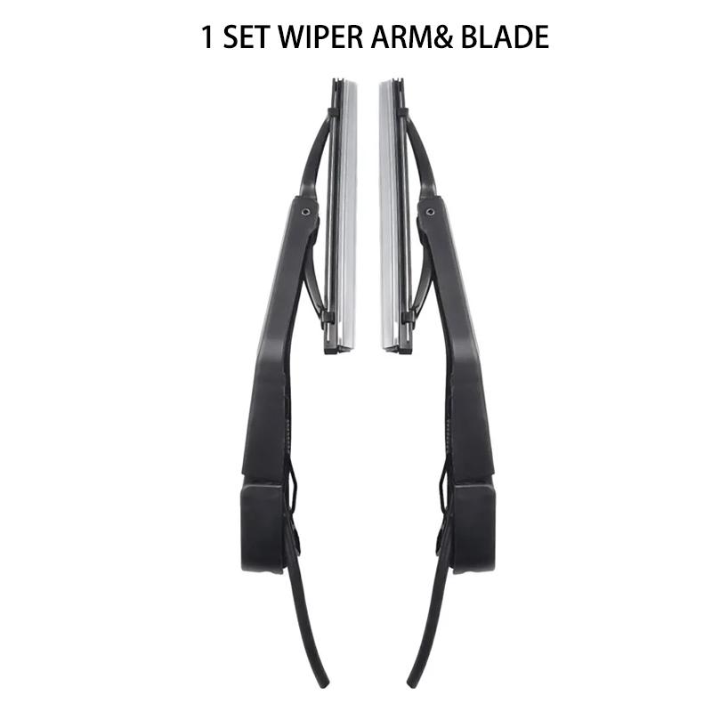 Left And Right Headlight Wiper For Mercedes W126 A1268204544 A1268204644 Front Light Wiper Kit Replacement 2007 2008 2009 2010