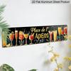 Retro Metal Sign "Place De L'Apero" - Vintage Wall Decoration for Home, Bar, Café, | Colorful Cocktail Design, 10.16 X 40.64 Inches | Perfect for