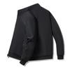 Plus Size Herren-Winterjacke aus Baumwolle, Business-Casual, Stehkragen, warme und sperrige Herrenjacke