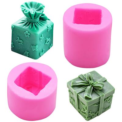 Silicone Candle Mould Diy 3D Soap Craft Resin Molds Gift Box Decorating Tools