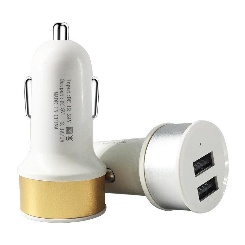 Adattatore caricabatteria da auto multifunzione Dual USB per la ricarica rapida di più dispositivi