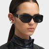 Fashion Vintage Sunglasses Women Men Luxury Designer Punk Rivet Shades Irregular Curved Surface Sun Glasses