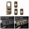 Car Window Lift Switch Panel Decoration Frame Cover Trim for Ford F150 2015-