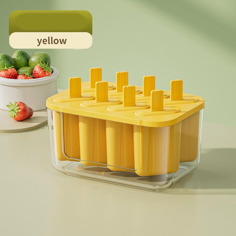 Kapaklı Silikon Buz Kalıbı, 8/22 Bölmeli, Ev Kullanımı İçin Gıda Sınıfı Buz Yapıcı, Buz Lolipop ve Dondurma Kalıbı