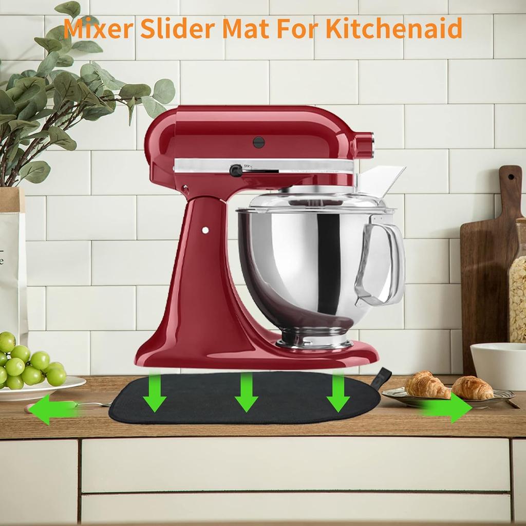 Posuvná podložka pro mixér Kitchenaid, Podložka pro posouvání mixéru, Kompatibilní s Kitchenaid 4,5-5 Qt stojanovým mixérem s výklopnou hlavou, Kuchyň