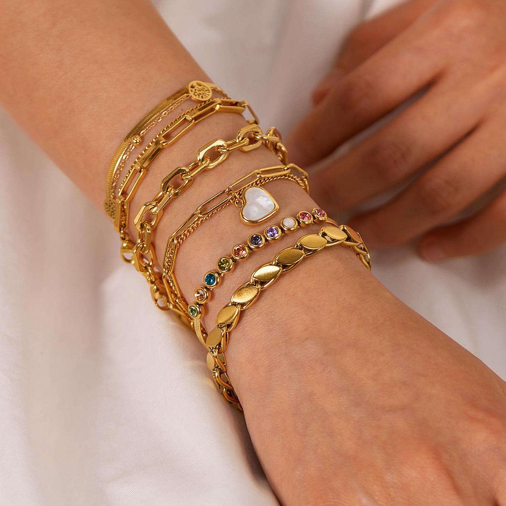 Fashionable Light Luxury High-end Personalized Jewelry Stainless Steel Bracelet